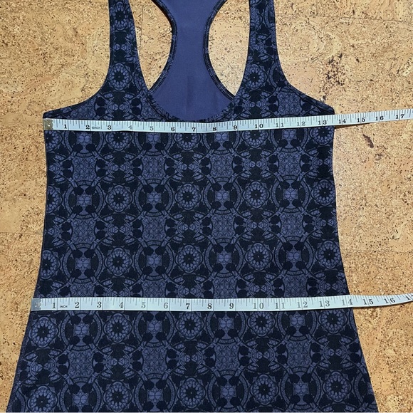 Lululemon Cool Racerback Mini Prisma Nightfall Black Grape Tank Top Sz 4 - Picture 10 of 12